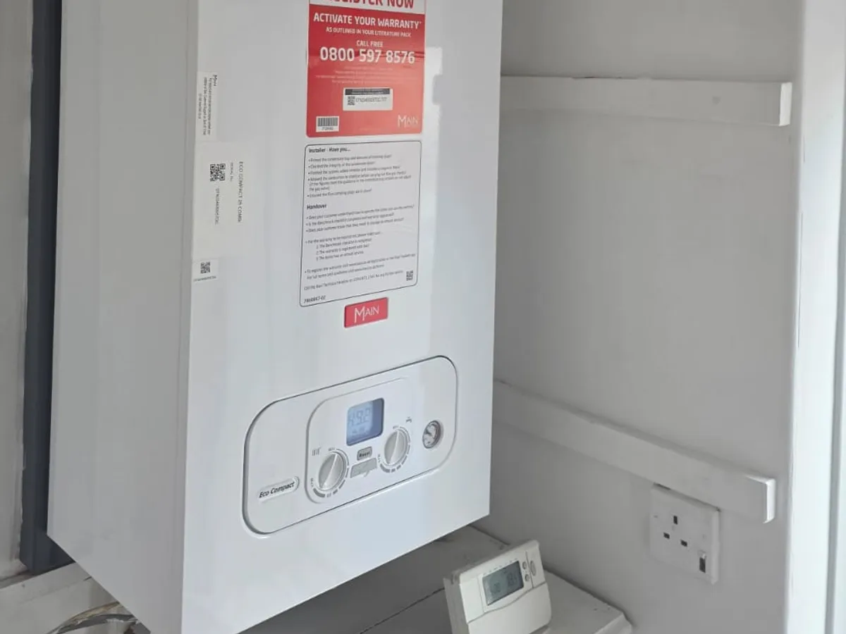 New combi boiler fitted in a Cardiff home