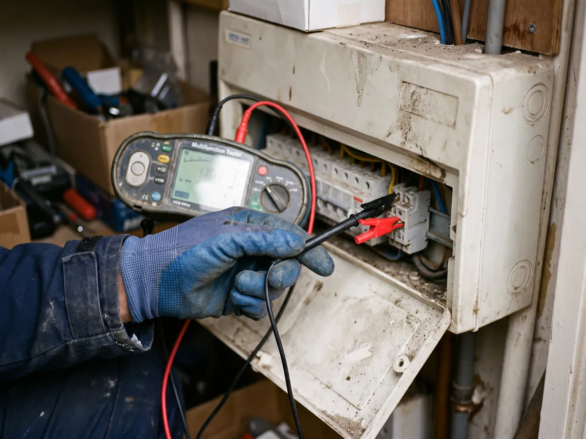 Testing and certifying a consumer unit