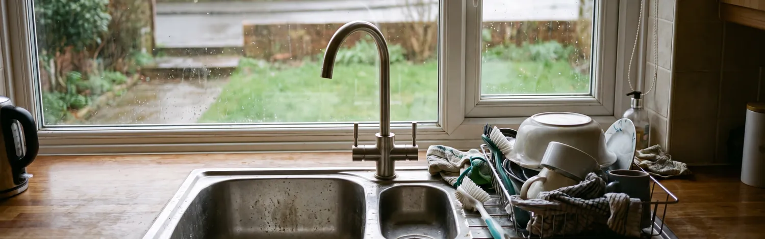 Kitchen sink and mixer tap installation